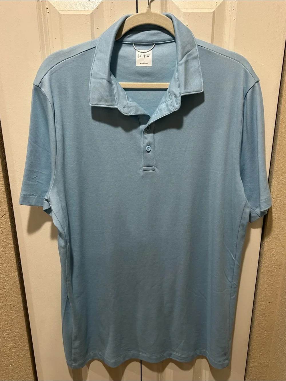J.Crew Performance Polo Coolmax Stretch-Cotton EcoMade UPF50 , Large